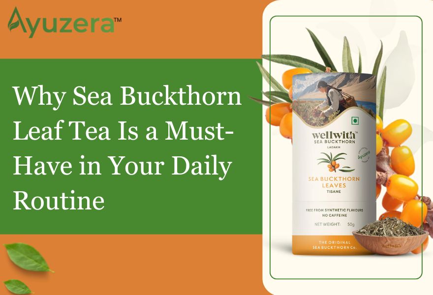 Sea buckthorn leaf tea